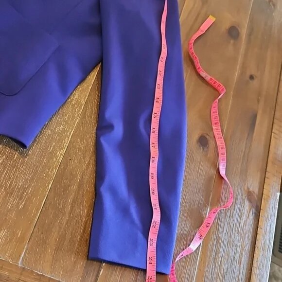 Nine West Women's Vibrant Purple Open Blazer, Lined, Size 16 - Picture 9 of 9